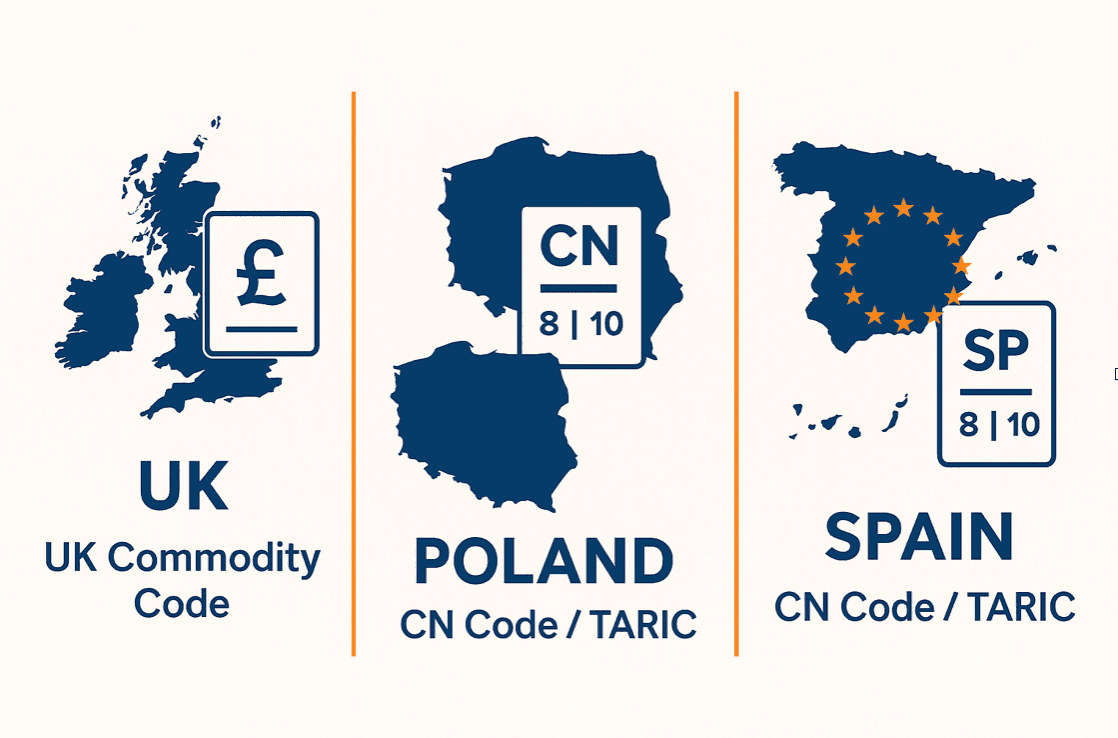 Understanding Goods Classification in UK, Poland & Spain Trade